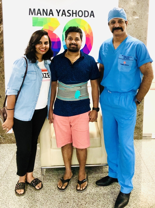 Concierge Spine Surgery: Pt.Mr. Rajshekar ( Canada )|Dr. Kiran Lingutla|Ameerpet,Hyderabad